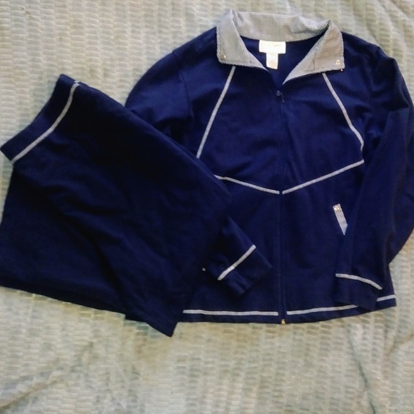 navy blue sweatsuit womens